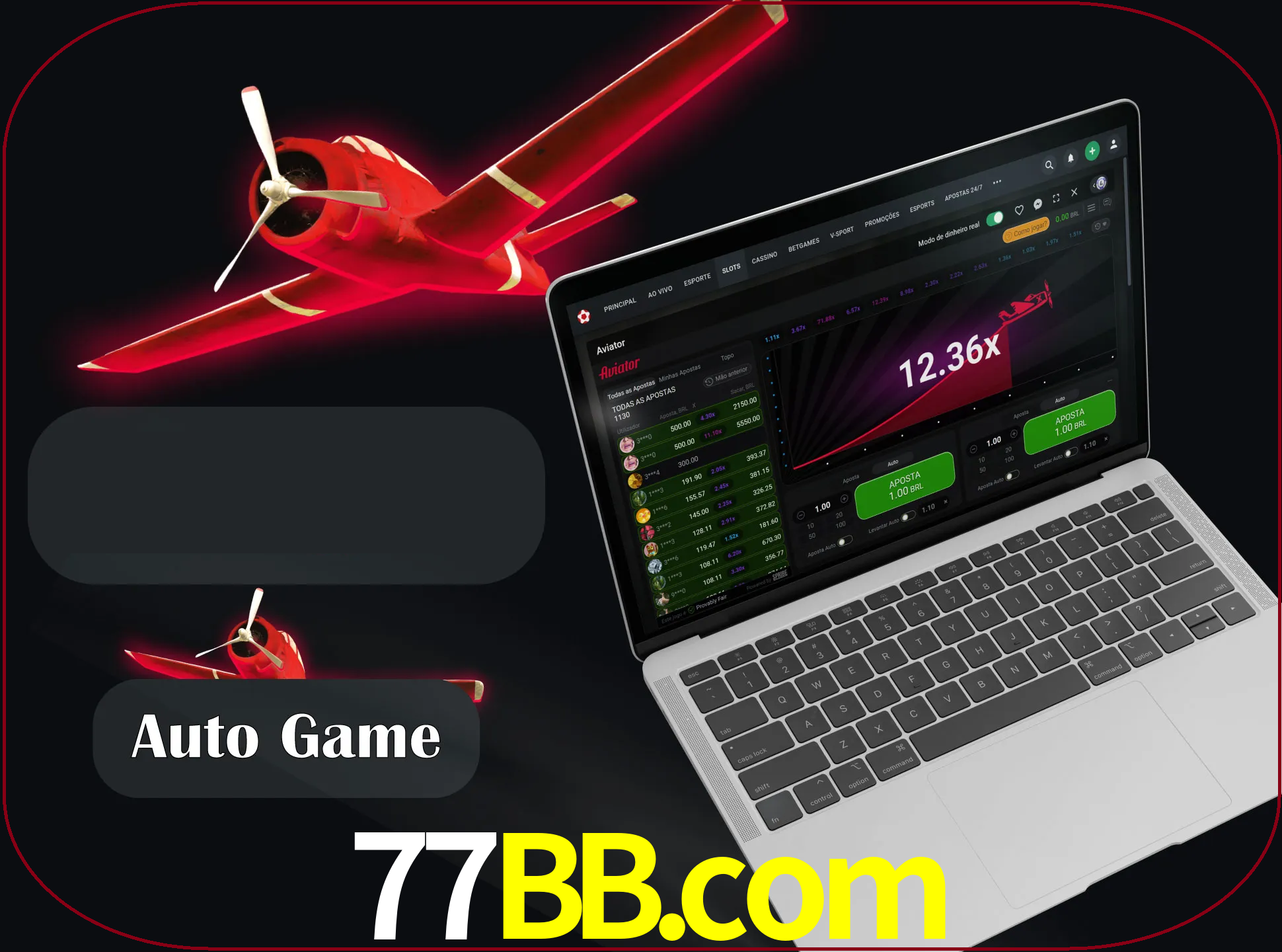 No modo automático, os jogos apostam e sacam seu dinheiro automaticamente.