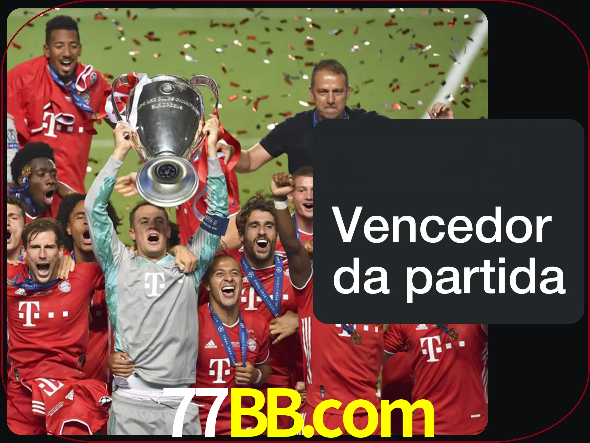 Aposte no vencedor e ganhe uma grande quantia de dinheiro.