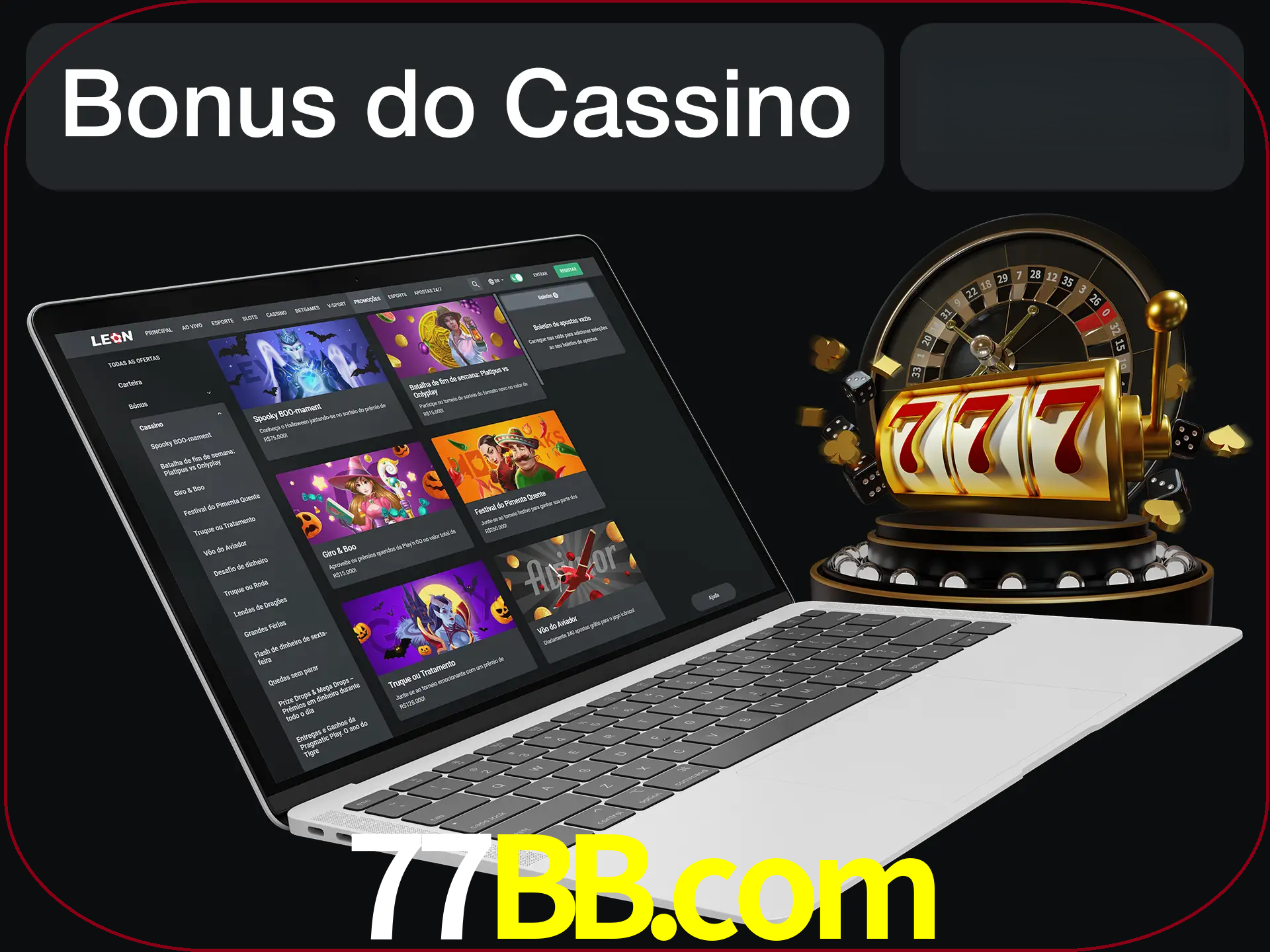 Use o bônus do cassino para começar melhor.